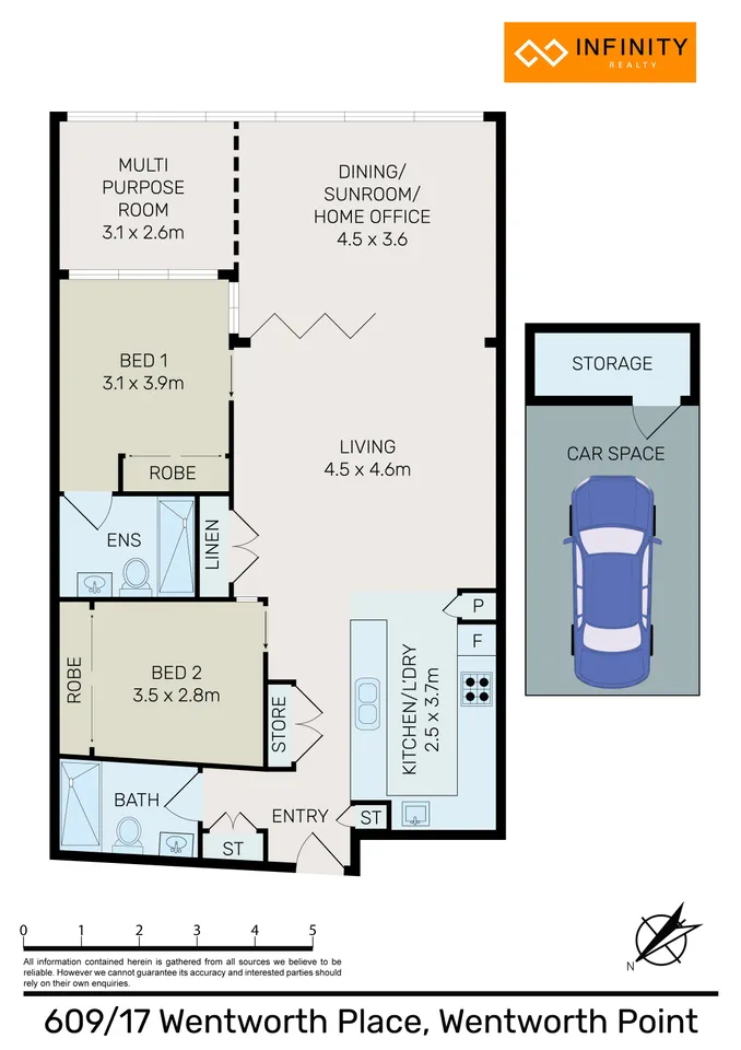 609/17 Wentworth Place, Wentworth Point, NSW 2127